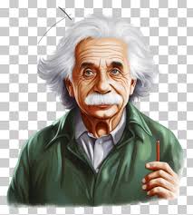 Albert Einstein Cartoon PNG