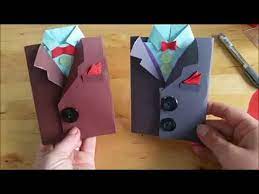 Beliebte • geburtstagsgrüsse • finden sie hier!. Anzug Karte Basteln Vatertagskarte Geburtstagskarte Fur Manner Selber Machen Youtube