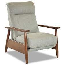 Klaussner Elanor High Leg Reclining Chair Modern Recliner Chairs Modern Recliner Mid Century Modern Recliner