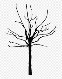 The spruce / miguel co these thanksgiving coloring pages can be printed off in minutes, making them a quick activ. Leafless Tree Coloring Page Bare Tree Outline Clipart Png Download 1577261 Pinclipart