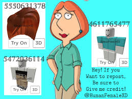 If you are a roblox user, you might've heard so much about roblox decal ids. Lois Griffin Outfit Codes Roblox Funny Roblox Codes Roblox Roblox