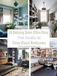 From studio to guest room. 24 Amazing Home Office Ideas That Double As Cozy Guest Bedrooms