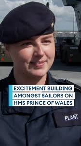 Seas the Day🚢, HMS Prince of Wales prepares to depart Portsmouth today,  ahead of leading an international Carrier Strike Group for an eight-month  mission to the Indo-Pacific., The excitement is ...