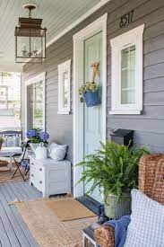 Front Porch Refresh For Summer Saw Nail And Paint Porch Design Front Porch Decorating Front Porch Design