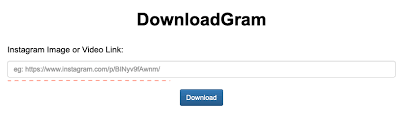 On inflact instagram downloader page paste a link to a field next to the download button; Downloadgram Instagram Downloader Online