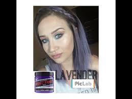 Our darkest cool purple dye. Dying My Hair Lavender Pastel Purple Using Using Manic Panic Ultra Violet Youtube