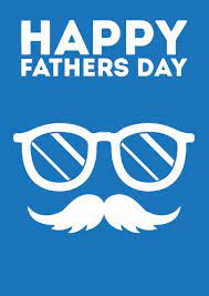 Happy father's day flyer set. Happy Fathers Day Moustache Vatertag Echte Postkarten Online Versenden
