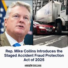 Reps. Mike Collins, Brandon Gill Introduce the Staged Accident Fraud  Prevention Act