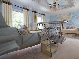 Airplane toddler bedding that are available on the site are woven fabrics and made from the finest quality cotton, polyester fiber, etc for maximum comfort and style. Travel Inspired Kids Bedroom With Airplane Bed Hgtv