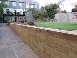Retaining Walls Great Scapes Landscape Design Construction Devon Uk Landscaping Retaining Walls Retaining Wall Sleeper Retaining Wall