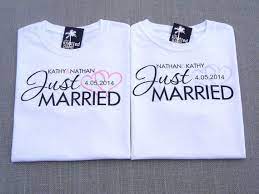 Bogo Sale Bride Groom Just Married Personalized Wedding Hearts T Shirts Buy One Get O Wedding Tshirts Bridal Shower Gifts For Bride Wedding Party Shirts
