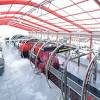 Very large facility with seven self serve bays, a touchless automatic bay and a large vacuum canopy. 1