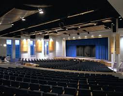 the community center consists of a 1200 seat auditorium