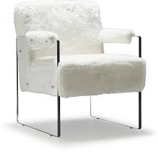 Wholesale accent chairs and sofas to finish off beautifully styled spaces. Meridian Furniture Ella Modern Plush White Fur Acrylic Arms Accent Chair 528fur White
