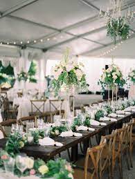 Pin By All Mist Outdoor Cooling On Cool Lowndes Grove Weddings With All Mist Misting Fans In Charleston Sc Tall Centerpieces Farm Table Wedding Table Centerpieces