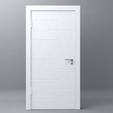 Door White Modern 3d Model 3d Model Doors Interior Modern White Wooden Doors White Doors