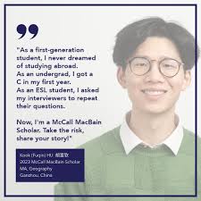McCall MacBain Scholars