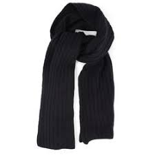 Maybe you would like to learn more about one of these? Ribbed Knit Cashmere Scarf Black Bruno Magli
