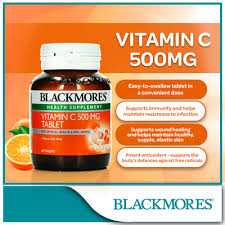 Blackmores vitamin c 500mg (60capsule(s)). Vitamin C 500mg Blackmores Vitaminwalls