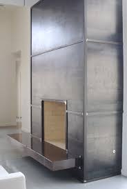 Interior Metal Wall Panel Metal Fireplace Metal Walls