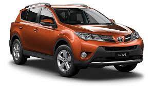 Orange Rav4 Mobil Toyota Mobil Baru