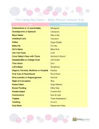 Print baby shower game around the world cards for each guest. Baby Shower Candy Bar Game Answers Fill Online Printable Fillable Blank Pdffiller