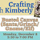 Crafting with Kimberly: Busted Canvas (Santa event image