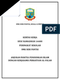 Khususnya yang berada di zona merah. Kertas Kerja Ihya Ramadhan 2019