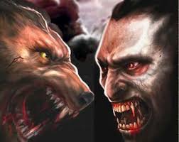 Werewolves Vampires Manusia Serigala Manusia Makhluk Mitos