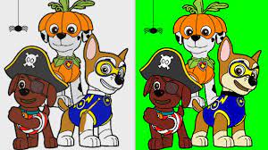 Paw patrol halloween coloring page. Halloween Paw Patrol Coloring Pages For Kids Paw Patrol Coloring Games Paw Patrol Coloring Book Youtube