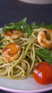 Avocado Pasta Mit Garnelen Carsten Nudelrezepte Garnelen Pasta Leckeres Abendessen Nudeln Mit Garnelen