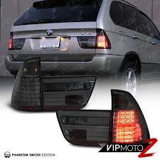 For 00 06 Bmw X5 E53 Smoke Chrome Tail Light Led Signal Brake Lamp Pair Lh Rh Bmw X5 Bmw X5 E53 Bmw