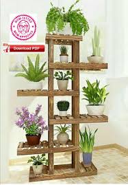 Tall Plant Stand Plan Wood Plant Stand Plan Plant Stand Plan Flower Stand Plan Flower Holder Plan Plant Holder Plan Pdf Pattern Wood Project House Plants Decor Diy Plant Stand Plant Decor
