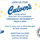 Dine to Donate At Culver's Grafton