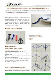 Maybe you would like to learn more about one of these? Diy Fashion Accessories Cobra Friendship Bracelets For Guys By Mike Stone Issuu