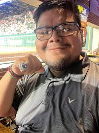 Game #9 for me (Tying last year number) Game #2 for my fiancé Mayeli  Hernandez Josh Jung Ring Theme night! No pin but a magnet this time! Been  awhile since I've been