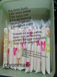 Setelah tercampur rata, masukkan ke dalam wadah atau cup es krim. Cara Membuat Aiskrim Sumi Jelly Yang Tengah Viral Astro Awatni