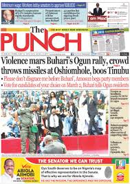 Punch newspaper punch newspaper dapchi: Punch Newspapers A Twitter Tuesday Headlines Https T Co Otlb1zmzh8 Twitter