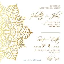 Elegant Wedding Invitation Card Template Free Vector Freepik F In 2020 Elegant Wedding Invitation Card Elegant Wedding Invitations Wedding Invitation Card Template