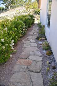 Because narrow side pages often create a 'big dilemma', how you make this room or your so far, because of this usually, the side yard of the house instead used as a place to put goods that are not used. Flagstone Path On Side Of House Stone Garden Paths Flagstone Path Diy Stone Walkway