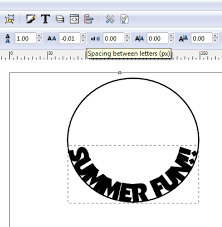 Thealliancetrader Design Blog Text On A Circle In Inkscape Vinyl Quotes Create Graphics Chart Design