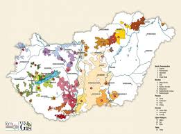 Ungarn Wein Anzeigen Ungarischen Weinregionen Karte Osteuropa Europa