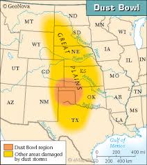 This Chart Shows The Students Where The Dust Bowl Took Place