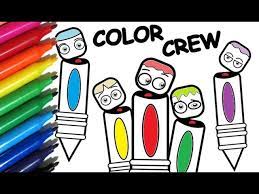 Get inspired by our community of talented artists. Coloring Pages Color Crew How To Paint Color Crew S Pencils Color Toys For Kids Youtube