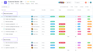 Asana is a great application to organize my tasks i can organize it by projet or client or software version. Create Add Sections In Asana Product Guide Asana