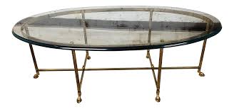Maybe you would like to learn more about one of these? Labarge Brass And Glass Coffee Table With Hoof Feet Chairish