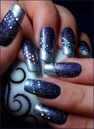 Diseños de uñas color azul marino. Color Azul Marino Claro