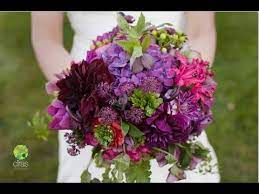 Perfect for wedding celebration, party, ball, outdoor, photography and wedding photos, etc. Purple Dahlia Wedding Bouquet Youtube