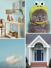 K A Blue Colorfully Behr