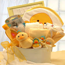 Drop these bath fizzies into the tub for extra bubbles and sweet scents. New Baby Bath Time Duckling Theme Gift Set